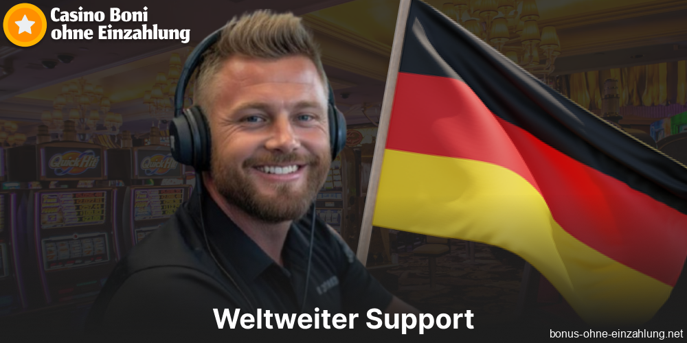 Kundendienst in deutschen Casinos, die Boni ohne Einzahlung anbieten